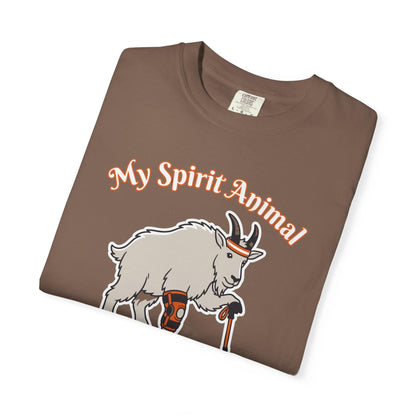 Spirit Animal Has Bad Knees T-Shirt In Lightweight adventure tee for outdoor lovers Perfect for hiking camping or road trips Made from soft breathable cotton for all-day comfort Ideal for nature lovers and adventurers FAYO Threads outdoor apparel remember Fun Awaits You Outside