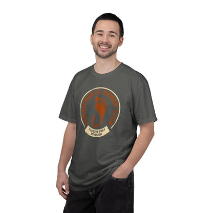 Squatchin' & Fishin' Club T-Shirt In Lightweight adventure tee for outdoor lovers Perfect for hiking camping or road trips Made from soft breathable cotton for all-day comfort Ideal for nature lovers and adventurers FAYO Threads outdoor apparel remember Fun Awaits You Outside