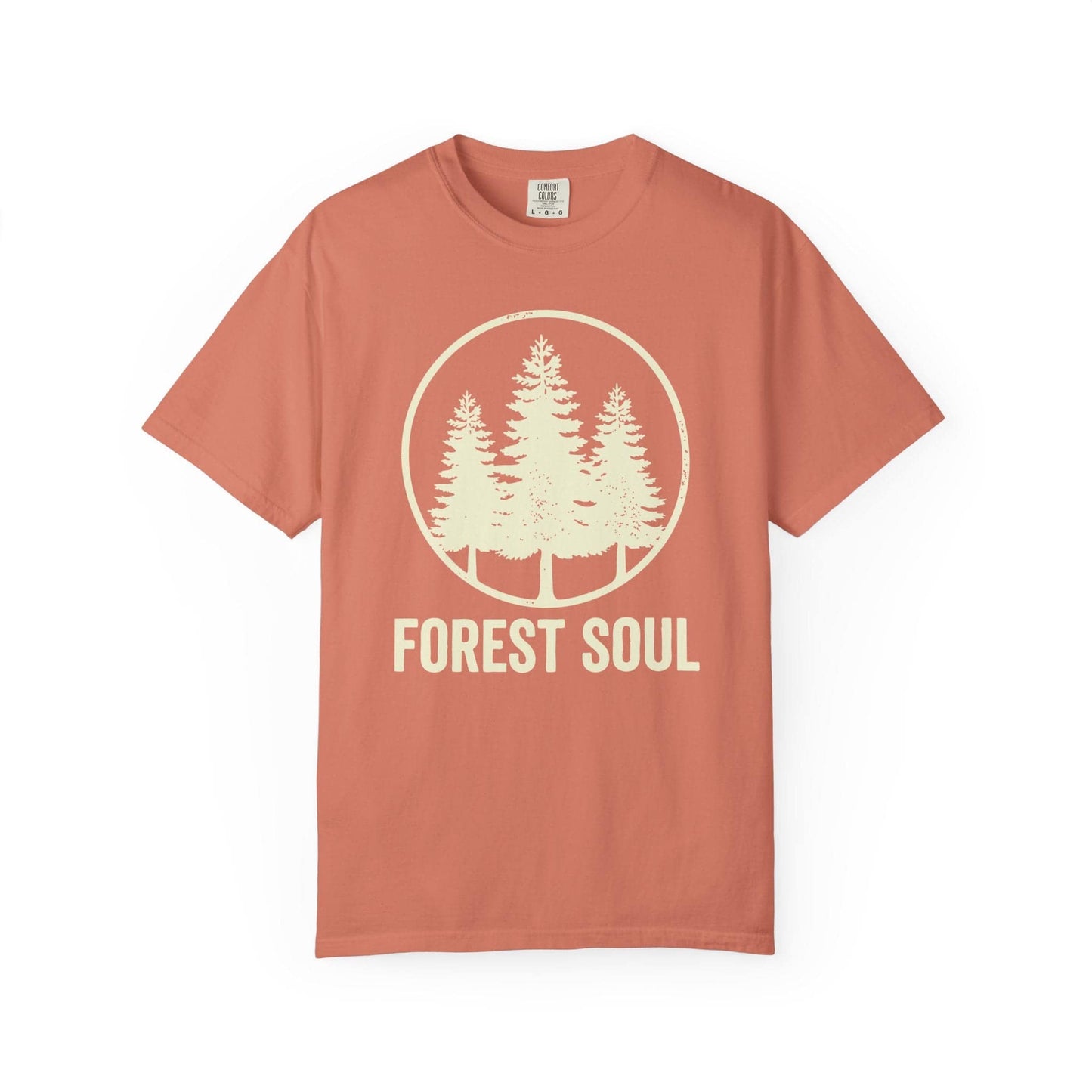 Forest Soul T-Shirt In Terracotta / S Lightweight adventure tee for outdoor lovers Perfect for hiking camping or road trips Made from soft breathable cotton for all-day comfort Ideal for nature lovers and adventurers FAYO Threads outdoor apparel remember Fun Awaits You Outside