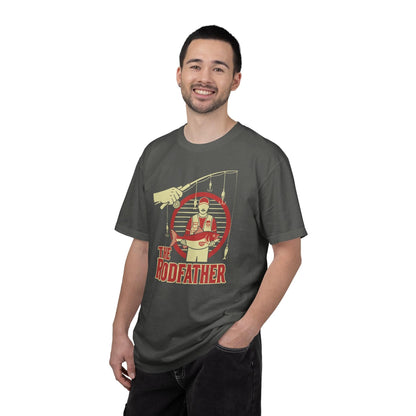 The Rodfather T-Shirt In Lightweight adventure tee for outdoor lovers Perfect for hiking camping or road trips Made from soft breathable cotton for all-day comfort Ideal for nature lovers and adventurers FAYO Threads outdoor apparel remember Fun Awaits You Outside
