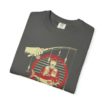 The Rodfather T-Shirt In Lightweight adventure tee for outdoor lovers Perfect for hiking camping or road trips Made from soft breathable cotton for all-day comfort Ideal for nature lovers and adventurers FAYO Threads outdoor apparel remember Fun Awaits You Outside