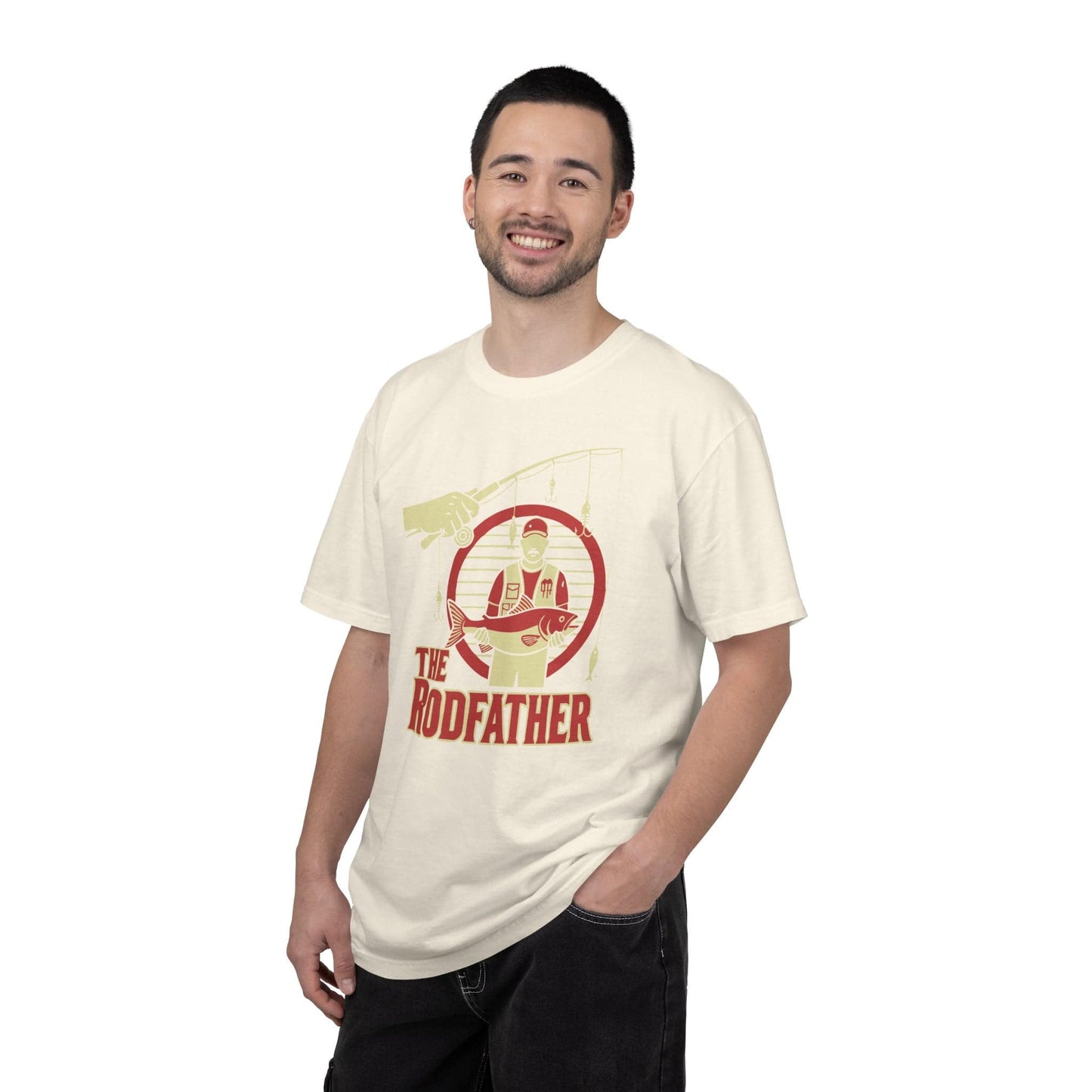 The Rodfather T-Shirt In Lightweight adventure tee for outdoor lovers Perfect for hiking camping or road trips Made from soft breathable cotton for all-day comfort Ideal for nature lovers and adventurers FAYO Threads outdoor apparel remember Fun Awaits You Outside