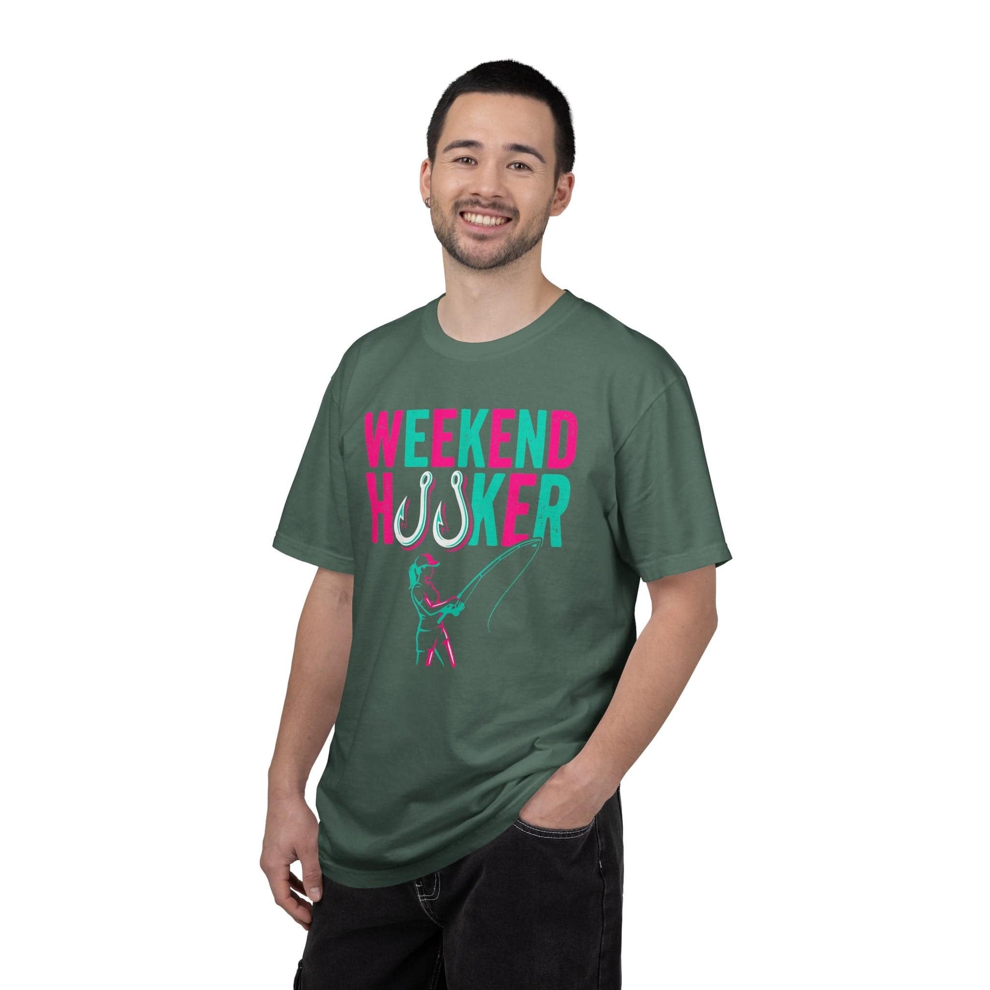 Weekend Hooker T-Shirt In Lightweight adventure tee for outdoor lovers Perfect for hiking camping or road trips Made from soft breathable cotton for all-day comfort Ideal for nature lovers and adventurers FAYO Threads outdoor apparel remember Fun Awaits You Outside