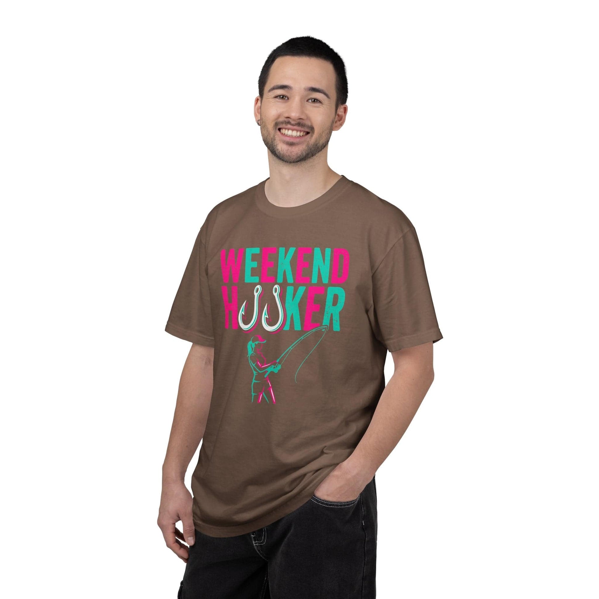 Weekend Hooker T-Shirt In Lightweight adventure tee for outdoor lovers Perfect for hiking camping or road trips Made from soft breathable cotton for all-day comfort Ideal for nature lovers and adventurers FAYO Threads outdoor apparel remember Fun Awaits You Outside