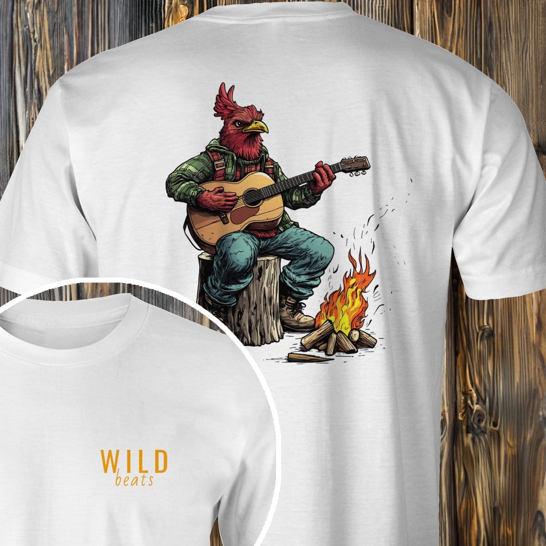 MyDesigns T-Shirt White / S Angry Bird Campfire Jam T-Shirt