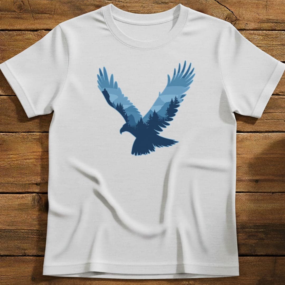 Wild Soar T-Shirt In White / S Lightweight adventure tee for outdoor lovers Perfect for hiking camping or road trips Made from soft breathable cotton for all-day comfort Ideal for nature lovers and adventurers FAYO Threads outdoor apparel remember Fun Awaits You Outside