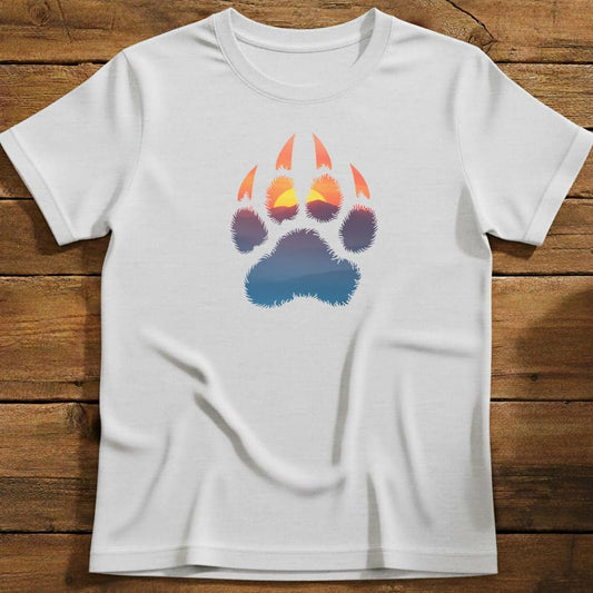 Wild Tracks T-Shirt In White / S Lightweight adventure tee for outdoor lovers Perfect for hiking camping or road trips Made from soft breathable cotton for all-day comfort Ideal for nature lovers and adventurers FAYO Threads outdoor apparel remember Fun Awaits You Outside
